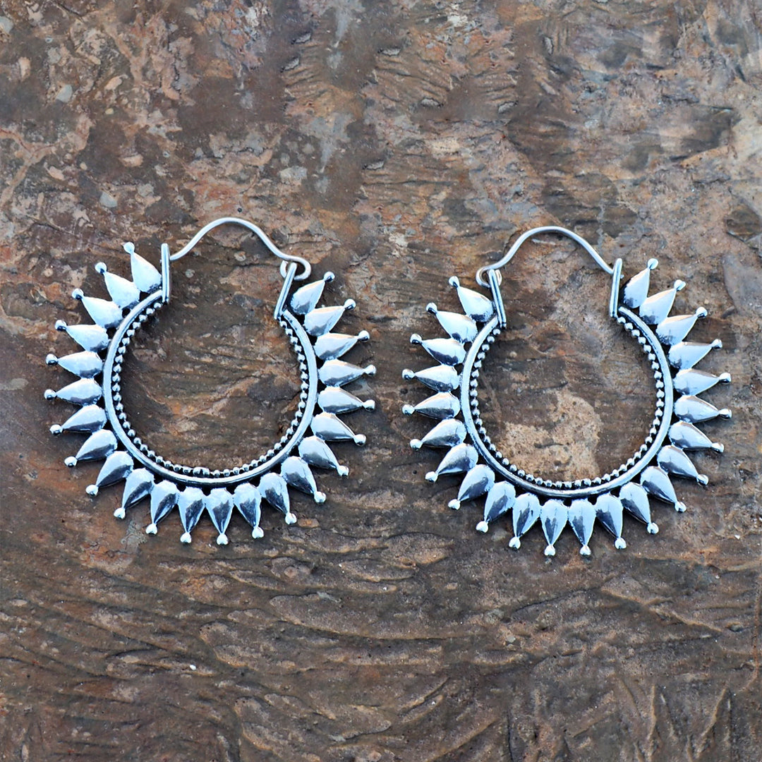 TRIBAL SUN EARRINGS