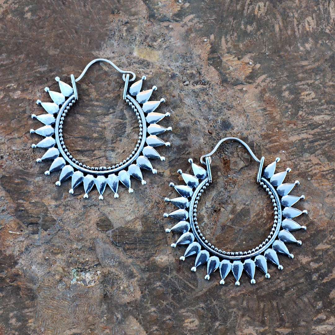 TRIBAL SUN EARRINGS