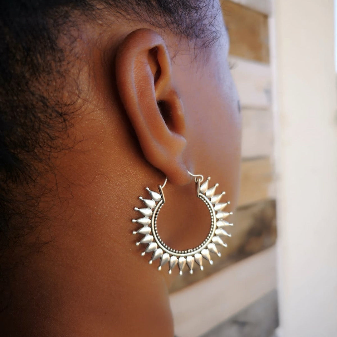 TRIBAL SUN EARRINGS